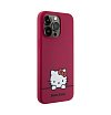 Чехол Hello Kitty Liquid Silicone Dreaming Kitty для iPhone 15 Pro Max. Цвет: красный