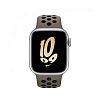 Спортивный ремешок Nike для Apple Watch 41мм. Цвет: оливковый серый/чёрный