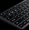 Беспроводная клавиатура Satechi Slim X1 Bluetooth Keyboard. Цвет: "серый космос"