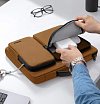 Сумка Tomtoc Defender Laptop Shoulder Bag A42 для ноутбуков 13.5". Цвет: коричневый