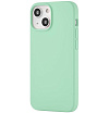 Чехол Ubear Touch Mag Case для iPhone 13, софт-тач силикон. Цвет: светло-зелёный