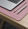 Коврик Satechi Dual Side Eco Leather Deskmate, эко-кожа 58.5*31 см. Цвет: розовый/фиолетовый