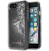 Чехол Guess для iPhone SE2/8/7 Glitter Hard. Цвет: серебристый