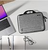 Сумка Tomtoc FancyCase Laptop Shoulder Bag A25 для ноутбуков 13". Цвет: серый