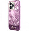 Чехол Guess для iPhone 14 Pro Max PC/TPU Toile de Jouy w Electroplated camera Hard. Цвет: фуксия