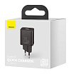 Адаптер питания Baseus Super Si Quick Charger 1C 20 Вт + кабель USB-C 1м. Цвет: чёрный