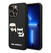 Чехол Lagerfeld для iPhone 14 Pro Max 3D Rubber Karl & Choupette Hard. Цвет: чёрный