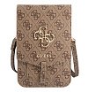 Сумка Guess Wallet Bag 4G with Big melal logo для iPhone. Цвет: коричневый