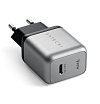 Сетевое зарядное устройство Satechi Wall Charger 20W, USB-C PD. Цвет: "Серый космос"