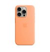 Силиконовый чехол MagSafe для iPhone 15 Pro Silicone Case with MagSafe - Orange Sorbet