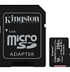 Карта памяти Kingston Canvas Select 80R micro SDXC 256GB + SD Adapter cl10, A1, UHS cl3, video cl30