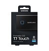 Внешний жесткий диск Samsung T7 Touch SSD, 500GB. Цвет: чёрный  