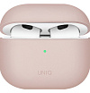 Чехол UNIQ Lino для AirPods 3, силикон. Цвет: розовый