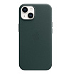 Кожаный чехол MagSafe для iPhone 14 Leather Case with MagSafe - Forest Green