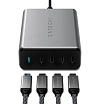 Сетевое зарядное устройство Satechi 165W USB-C 4-Port PD GaN Charger. Цвет: "Серый космос"