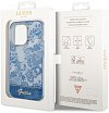 Чехол Guess для iPhone 14 Pro PC/TPU Toile de Jouy w Electroplated camera Hard. Цвет: синий