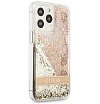 Чехол Guess для iPhone 13 Liquid Glitter Paisley Hard. Цвет: синий