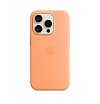 Силиконовый чехол MagSafe для iPhone 15 Pro Silicone Case with MagSafe - Orange Sorbet