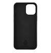 Чехол Ubear Touch Case для iPhone 12/12 Pro, софт-тач силикон. Цвет: чёрный