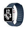 Ремешок Apple для Apple Watch 45мм с магнитной застежкой, FineWoven, M/L Цвет: "Тихоокеанский синий"