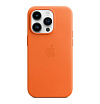 Кожаный чехол MagSafe для iPhone 14 Pro Max Leather Case with MagSafe - Orange