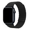 Ремешок силиконовый магнитный uBear Mode для Apple Watch 38/40/41мм. Цвет: чёрный