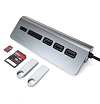 USB-хаб Satechi Type-C Aluminium USB Hub & Micro/SD Card Reader w/Cable. Цвет: "серый космос"