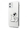 Чехол Lagerfeld для iPhone 11 PC/TPU collection Choupette Fun Hard Gradient. Цвет: прозрачный