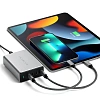 Сетевое зарядное устройство Satechi 165W USB-C 4-Port PD GaN Charger. Цвет: "Серый космос"