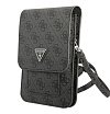 Сумка Guess Wallet Bag 4G with Triangle logo для iPhone. Цвет: серый