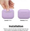 Чехол Elago Silicone case для AirPods Pro 2. Цвет: лавандовый