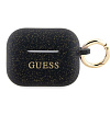 Чехол Guess Silicone with ring для AirPods Pro 2. Цвет: черный