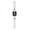 Ремешок силиконовый Lagerfeld Silicone Karl and Choupet heads для Apple Watch 42/44/45. Цвет: белый