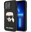 Чехол Lagerfeld для iPhone 14 Pro Max 3D Rubber Karl's head Hard. Цвет: чёрный