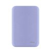 Внешний аккумулятор uBear Flow Magnetic Power bank, 5000mAh, PD 20W. Цвет: лавандовый