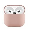 Чехол защитный Ubear для Airpods 3, усиленный силикон. Цвет: светло-розовый