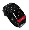 Ремешок силиконовый MobyFox Minnie Mouse - Polka Noir для Apple Watch. Цвет: чёрный