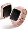 Чехол Uniq Moduo со сменным безелем для Apple Watch 41/40 мм. Цвет: розовый/белый