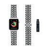 Ремешок из нержавеющей стали Lyambda Castor для Apple Watch 42мм/44мм. Цвет: серебристый