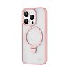 Чехол Ubear Clip Mag Case для iPhone 15 Pro, TPU silk-touch, усиленный. Цвет: розовый