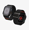 Ремешок и защитный чехол SPIGEN LITE FIT PRO для Apple Watch 44/45мм. Цвет: черный