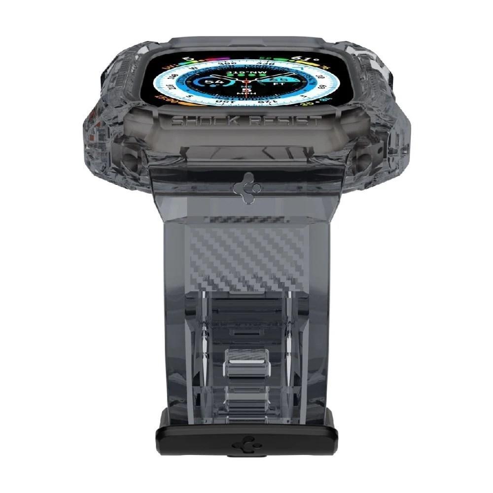 Чехол Spigen Rugged Armor Pro для Apple Watch Ultra 49мм. Цвет: прозрачный