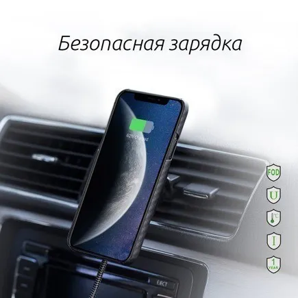 Автомобильный держатель Pitaka New MagMount Qi Car Vent