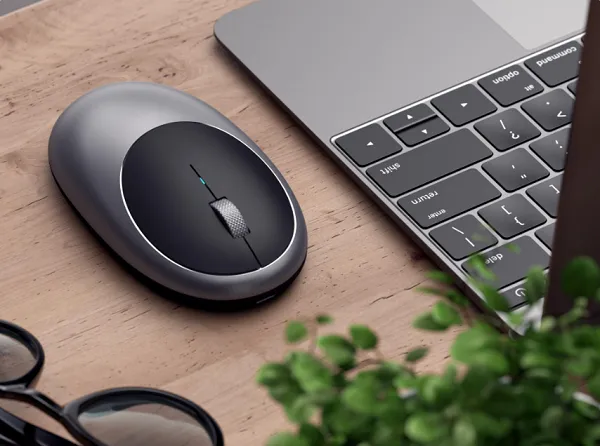 Беспроводная компьютерная мышь Satechi M1 Bluetooth Wireless Mouse. Цвет: "Серый космос"