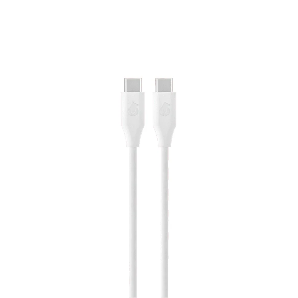 Кабель uBear Life Cable USB-C — USB-C, 60W, 1.2м. Цвет: белый